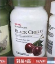 GNC SuperFoods Black Cherry 黑櫻桃濃縮膠囊 (120顆素食膠囊)