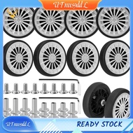 [UTnus9ddL] 8 Pcs Luggage Wheels Replacement 55mm/2.17in Suitcase Replacement Double Wheels Casters 