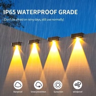 Solar Light 3-LED Solar Fence Light Wall Light IP65 Waterproof LED Lampu