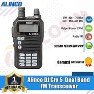 Alinco DJ CRX5 DJ-CRX5 CRX 5 Dualband Frekuensi Garansi Resmi-Teguhbajasentosa