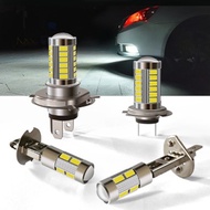 1pcs Motorcycle LED Headlight Car LED Fog Light 33SMD H4 H7 H1 H3 Super Bright