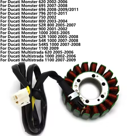 Motorcycle stator coil for Ducati Monster 620 695 696 796 750 800 S2R 900 S2R S4R S4RS 1000 1100 Mul