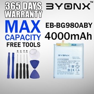 BYONX Battery Bateri EB-BG980ABY Battery for Samsung S20 G980F G980 (4000mAh)