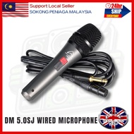 Wharfedale DM-5.0SJ Wired Super-cardioid Dynamic Microphone with 5M XLR Cable To 6.3mm Jack Professi