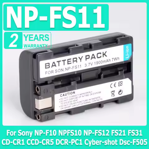 New NP-FS11 NP-FS10 NPFS11 Battery for Sony NP FS11 NP-F10 NPFS10 NP-FS12 FS21 FS31 CD-CR1 CCD-CR5 D