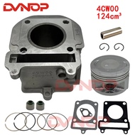 Scooter 51.5mm Cylinder Kit & Piston For MBK Flame125 Flame R 125cc Cygnus 125 4T 2V Engine Parts 4C