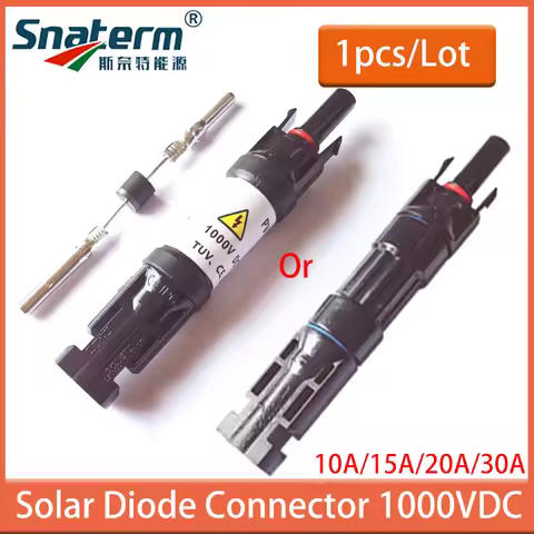 Solar Diode Connector 30A/20A/15A/10A IP68 Waterproof Diodes 10SQ045 15SQ045 Solar panel Parallel Co