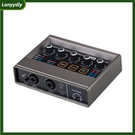 NEW Professional Recording Sound Card DSP Reverb AD Converter 48v Computer Mobile Phone K Singing Card Q16