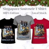 [SUPPORT LOCAL]Universal Singapore Souvenir Studio T-Shirt | Sentosa | MBS Hotel | Merlion for Adult Unisex Gift