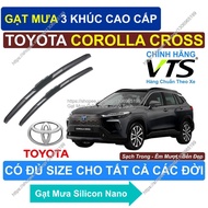 High-end 3-section wiper/ Clean inner windshield wiper for Toyota Corolla Cross/ bag Toyota Corolla 