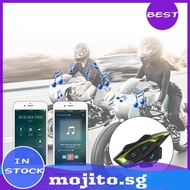 Motorcycle Helmet Intercom Headset Bluetooth-Compatible Interphone 2 Riders 800m