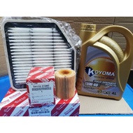 TOYOTA MARK X  , LEXUS IS250 IS350 2004year-2010year OIL FILTER + AIR FILTER + KOYOMA 5W40 FULLY SYN