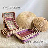 RATTAN TRAY//FOOD TRAY//STORAGE TRAY//DECORATION TRAY//DULANG ROTAN