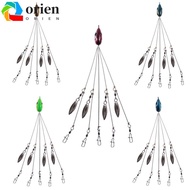 ORIEN 5PCS Umbrella Fishing Rig, 5 Arms with Snap Swivels Alabama Umbrella Rig, Durable 4 Blades 20.