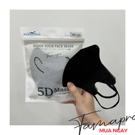 [Combo 100C 5d] Famapro 3-layer 5d mask, bag of 10, form 40-60kg, THICK ANTIBACTERIAL