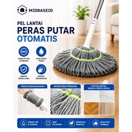 [Midbase] Magic Twist Mop Automatic Rotating Floor Mop / Automatic Wring Floor Mop/ Mop Stick + Mop 