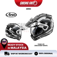 ARAI Tour-X5 Discovery White Helmet Motor Full Face Original Arai SIRIM Adventure Helmet Off Road Helmet Motorcycle