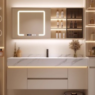 Vanity Cabinet Luxury Bathroom Mirror Cabinet Solid Wood Vanity Cabinet Toilet Mirror Cabinet 60cm