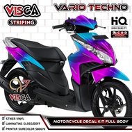 Decal Vario 110 Techno Full Body - Sticker Vario Techno 110 Fullbody - Decal Vario Techno - Striping