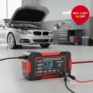 12V4Ah-100Ah  Pengecas Bateri Kereta Pintar 12V Pemulih 4Ah-100Ah Desulfator dengan Pampasan Suhu