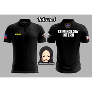 Criminology Polo Shirt Criminology Shirt for Men with Surname Full Sublimation with Cutomized for Me