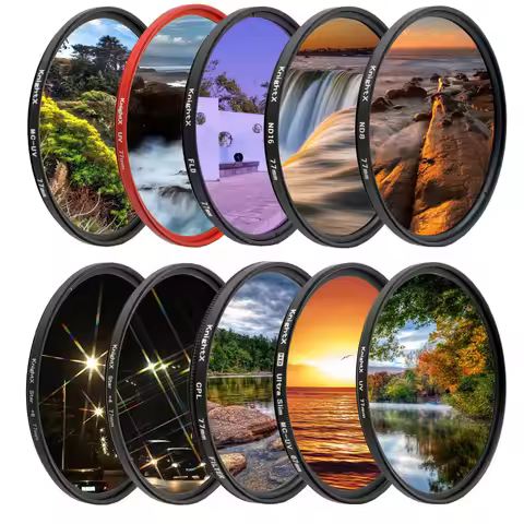 KnightX UV Star cpl filter Circular Polarizer Camera Lens Filter 49mm 52mm 58mm 67mm 72mm 77mm For c