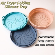 Air Fryer Oven fold Silicone tray Basket Air Fryer Accessories pot Air Fryer Basker folding