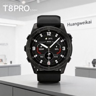 2026 T8 pro Smart Watch For Men Waterproof Diving And Swimming Outdoor Sports AMOLED SmartWatch Blue