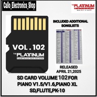 Platinum SD CARD Karaoke Volume 102 For Piano V1.5 & V1.6/Flute/Piano XL SD/PK-10