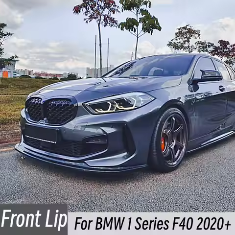 For 2020+ BMW 1 Series F40 M Sport 118i 120i 128i 3pcs/Set Car Front Bumper Lip Chin Spoiler Bodykit
