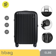 NinetyGo Luggage With Wheels 2-Layer Zipper Elbe Model (Elbe 90L02)-Makrolon PC 1 Material/TSA Lock 