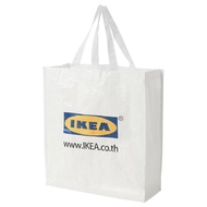 IKEA กระเป๋าช้อปปิ้งขาว IKEA แท้ แข็งแรง ทนทาน