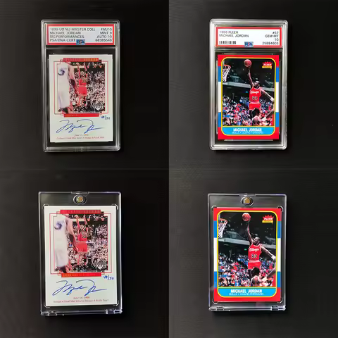 DIY 1999 Michael Jordan signature homemade card Original copy of rookie card classic