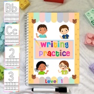 LEARNING TO WRITE AND COUNTING BOOK - WIPE AND CLEAN BOOK - WRITING PRACTICE - WRITING BOOK - WRITIN