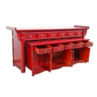 🥇Free Shipping🥇Old Elm Altar Buddha Shrine Household Buddha Table Altar Altar Sets Table Cover Cabinet Mortise Structure