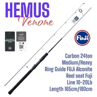 HEMUS VENENO Real seat FUJI and FUJI Alconite Ring Fishing Rod