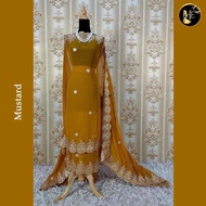 REEN SAREE QALEESYA GOLD BORDER Saree viral Wedding Saree Designer Saree Bridal Saree Chiffon Saree 