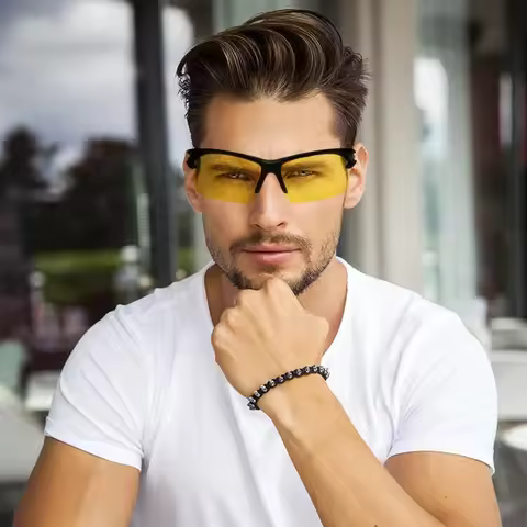 Night-Vision Glasses Protective Gears Sunglasses Night Vision Car Drivers Goggles Driving Glasses In