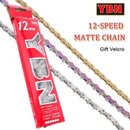 YBN chain 10 11 12 speed MTB Bicycle Road bike Silver and Gold Chain link for shimano bike accessori
