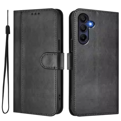 Vintage Leather Flip Phone Case For Samsung Galaxy A17 A07 4G 5G Wallet Cash Slots Phone Cover For F