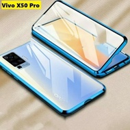 Promo Case HP Vivo X50 Pro Hard Cover Casing Magnetic Double Glass