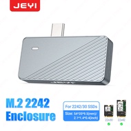 JEYI 2230/2242 M.2ตู้ SSD แนบโดยตรง NVMeUSB 3.2 10Gbps ปลั๊กตู้ SSD อลูมิเนียม