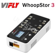 NEW VIFLY WhoopStor 3 V3 6 Ports 1S LIPO LiHV Battery Charger Discharger Storage LCD TYPE-C DC TX60 