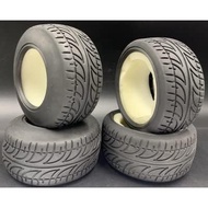 SF044 SC10-10A 2.99" Rubber 110X45MM(4.33in x 1.77in) Tires Tyree (4) for 1/10th RC Short-Course Tru
