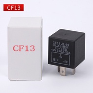 1Pcs 12V 3-PIN Flasher Flaser Sein Sen LED Lampu Strobo Kedip Hazard Motor Adjustable Relay Flasher 