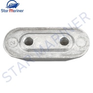 6E0-45251-00 Anode For YAMAHA Outboard Motor 8HP-60HP 2 Stroke 4 Stroke 65W-45251 Powertec Boat Engi