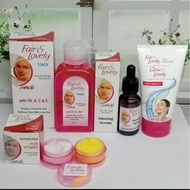 fair &amp;lovely/ temulawak / collagen set 5in1