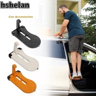 HSHELAN Car Door Step, Aluminium Alloy Multifunction Car Roof Rack Step, Universal Foldable