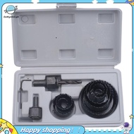 【ouwym9al】11pcs Hole Saw Cutting Set Kit Drilling Tool Wood Metal Cutter 19-64mm high quality Mandre