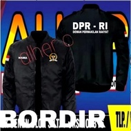 DPR RI embroidered jacket, DPR RI bomber jacket, DPR RI jacket, DPR RI uniform jacket, DPR RI work j